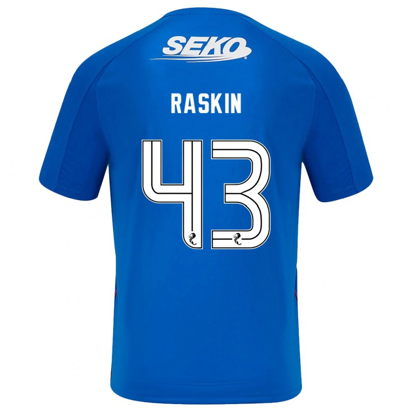 Danxen Uomo Maglia Nicolas Raskin #43 Blu Scuro Kit Gara Home 2024/25 Maglietta