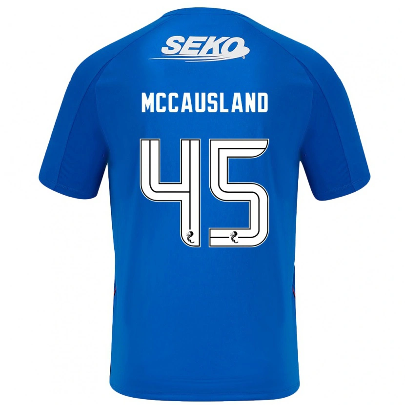 Danxen Uomo Maglia Ross Mccausland #45 Blu Scuro Kit Gara Home 2024/25 Maglietta