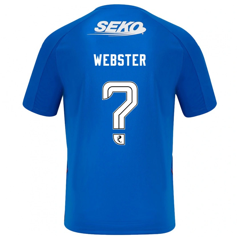Danxen Uomo Maglia Kristian Webster #0 Blu Scuro Kit Gara Home 2024/25 Maglietta