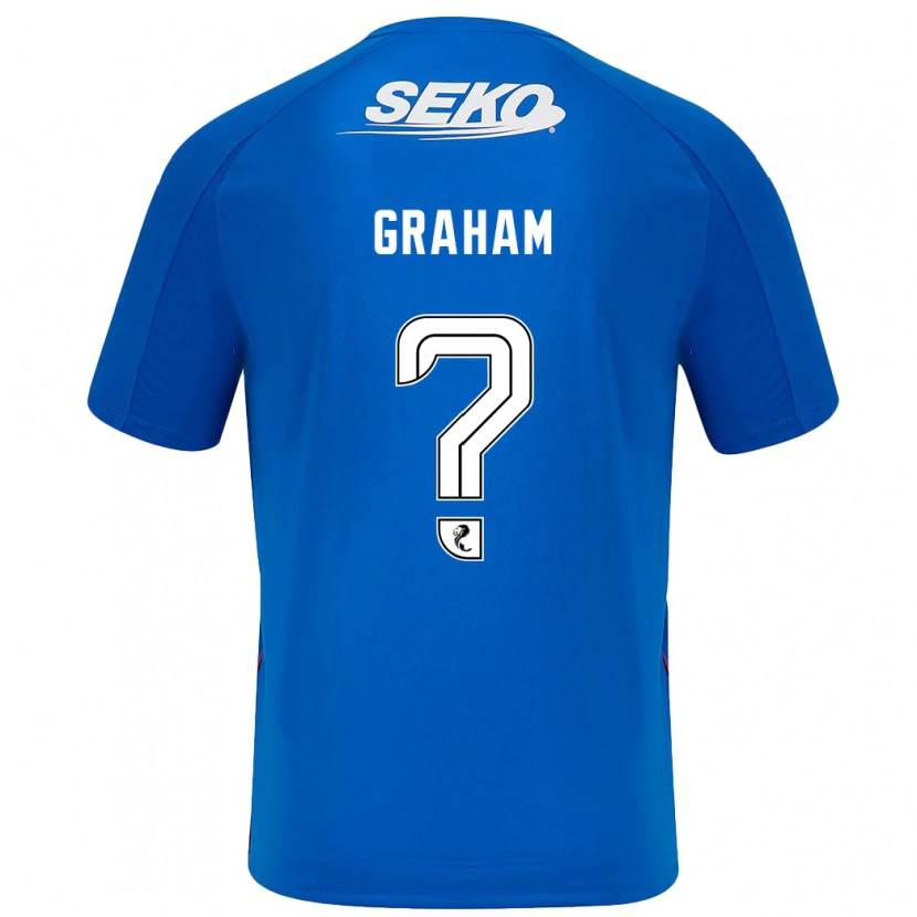 Danxen Uomo Maglia James Graham #0 Blu Scuro Kit Gara Home 2024/25 Maglietta