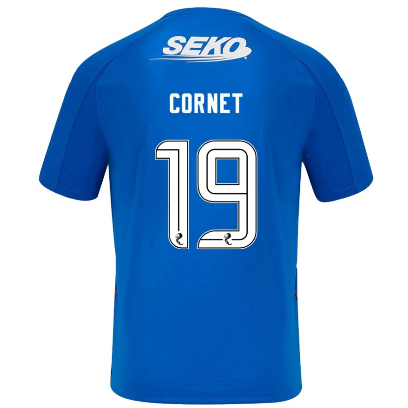 Danxen Uomo Maglia Chelsea Cornet #19 Blu Scuro Kit Gara Home 2024/25 Maglietta