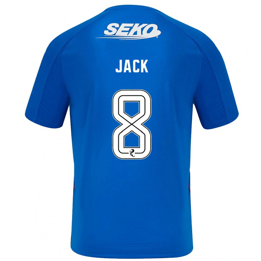 Danxen Uomo Maglia Ryan Jack #8 Blu Scuro Kit Gara Home 2024/25 Maglietta