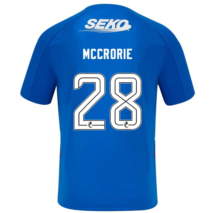 Danxen Uomo Maglia Robby Mccrorie #28 Blu Scuro Kit Gara Home 2024/25 Maglietta