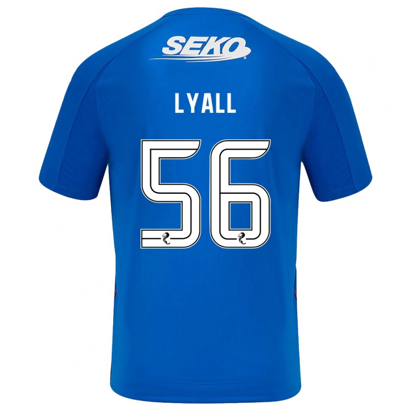 Danxen Uomo Maglia Arron Lyall #56 Blu Scuro Kit Gara Home 2024/25 Maglietta