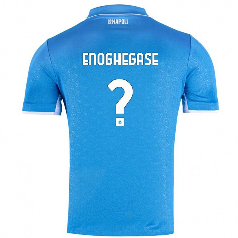 Danxen Uomo Maglia Favour Enoghegase #0 Azzurro Cielo Kit Gara Home 2024/25 Maglietta