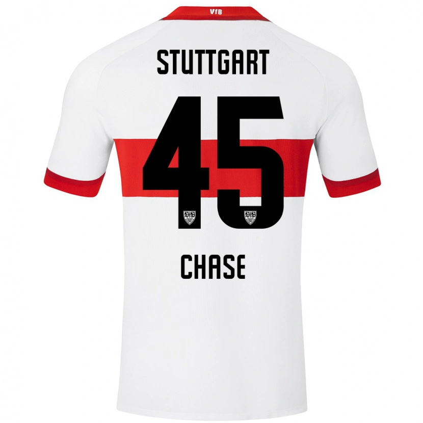Danxen Uomo Maglia Anrie Chase #45 Bianco Rosso Kit Gara Home 2024/25 Maglietta