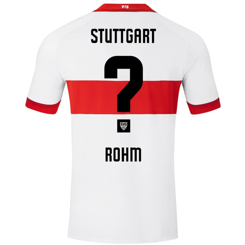 Danxen Uomo Maglia Mareg Rohm #0 Bianco Rosso Kit Gara Home 2024/25 Maglietta