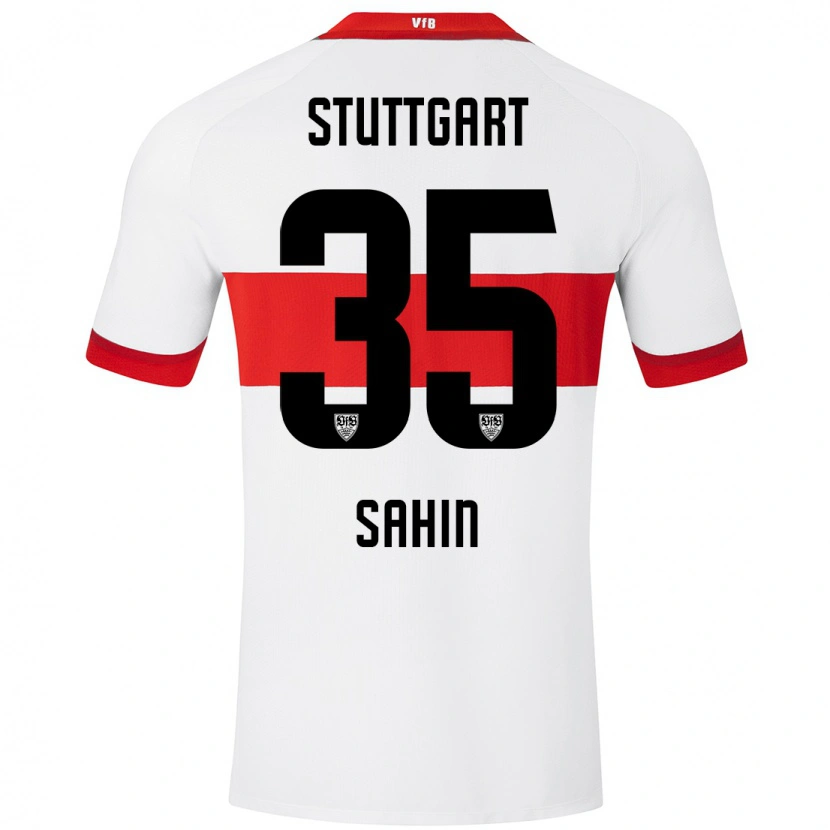 Danxen Uomo Maglia Mehmet Sahin #35 Bianco Rosso Kit Gara Home 2024/25 Maglietta