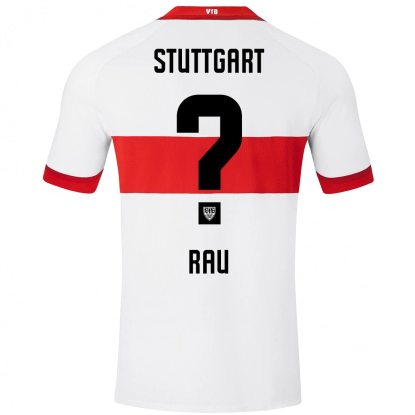 Danxen Uomo Maglia Eliyah Rau #0 Bianco Rosso Kit Gara Home 2024/25 Maglietta