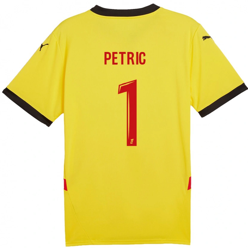 Danxen Uomo Maglia Denis Petric #1 Giallo Rosso Kit Gara Home 2024/25 Maglietta