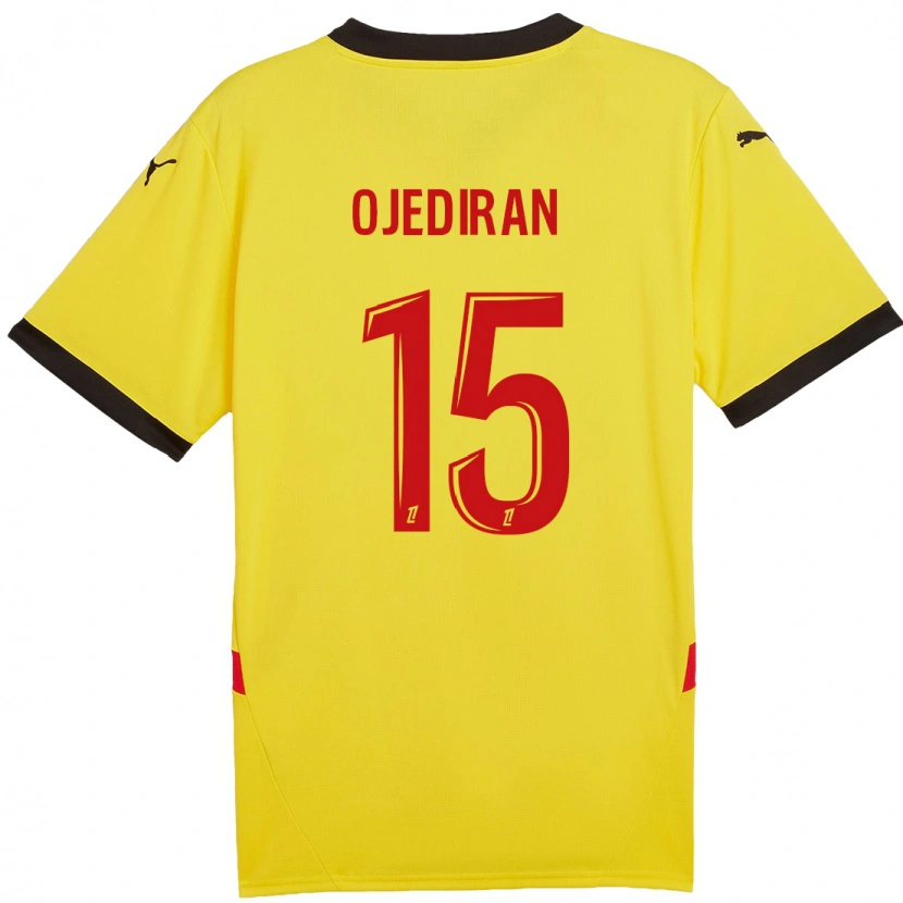Danxen Uomo Maglia Hamzat Ojediran #15 Giallo Rosso Kit Gara Home 2024/25 Maglietta