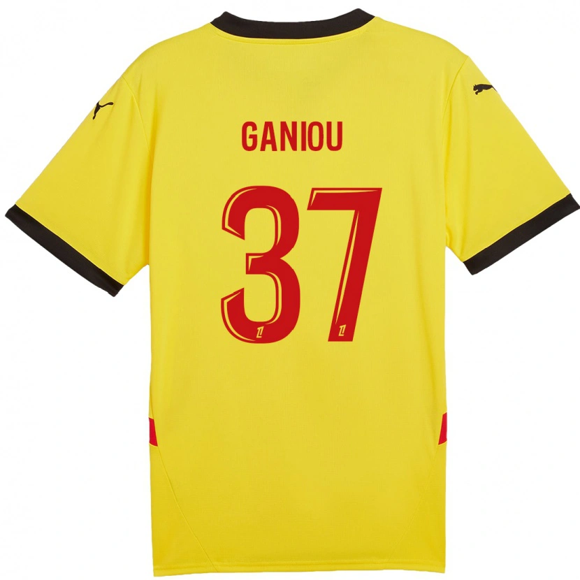 Danxen Uomo Maglia Ismaëlo Ganiou #37 Giallo Rosso Kit Gara Home 2024/25 Maglietta