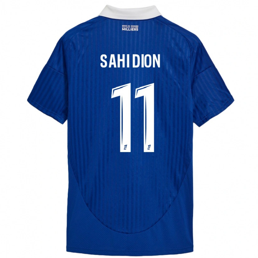 Danxen Uomo Maglia Moïse Sahi Dion #11 Blu Bianco Kit Gara Home 2024/25 Maglietta
