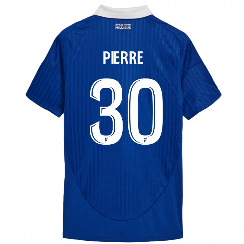 Danxen Uomo Maglia Alexandre Pierre #30 Blu Bianco Kit Gara Home 2024/25 Maglietta