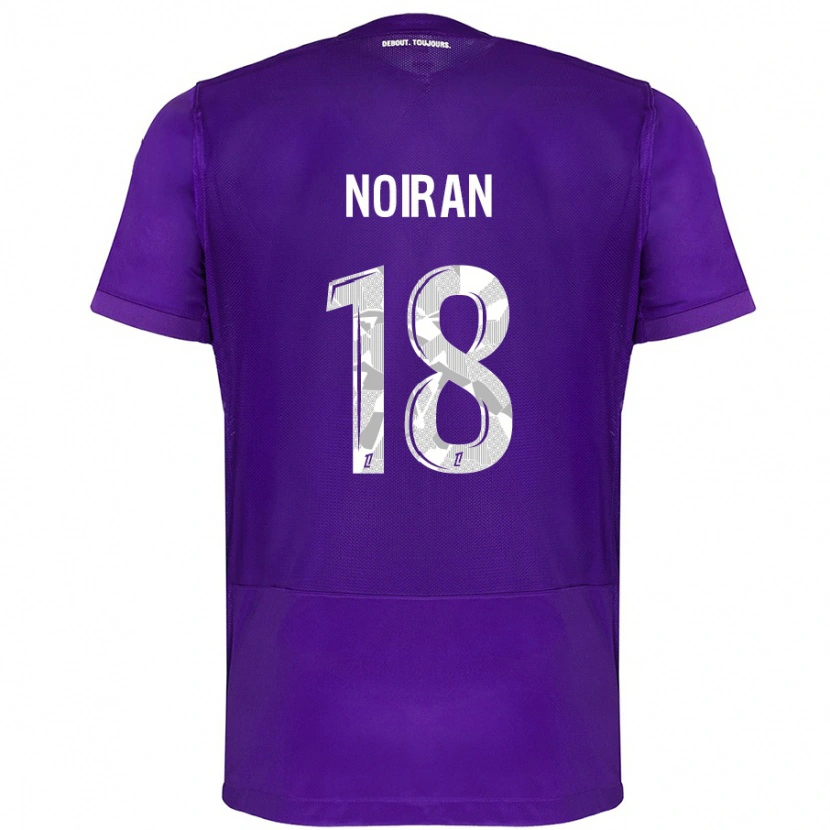 Danxen Uomo Maglia Clara Noiran #18 Viola Bianco Kit Gara Home 2024/25 Maglietta