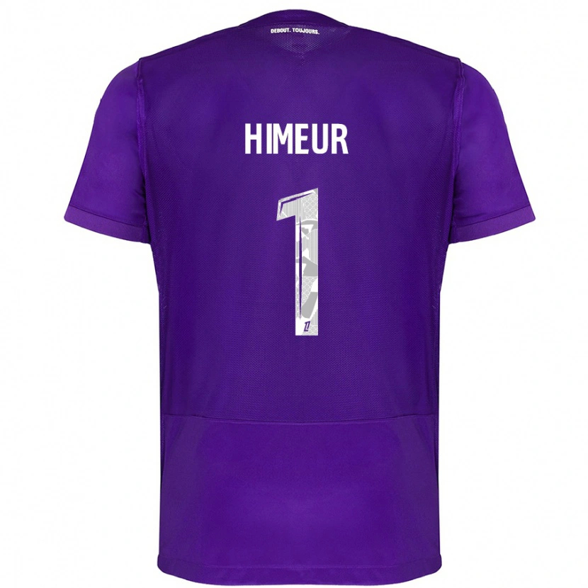 Danxen Uomo Maglia Thomas Himeur #1 Viola Bianco Kit Gara Home 2024/25 Maglietta