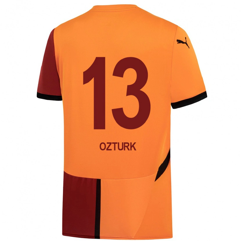 Danxen Uomo Maglia Fatma Sare Öztürk #13 Giallo Rosso Kit Gara Home 2024/25 Maglietta