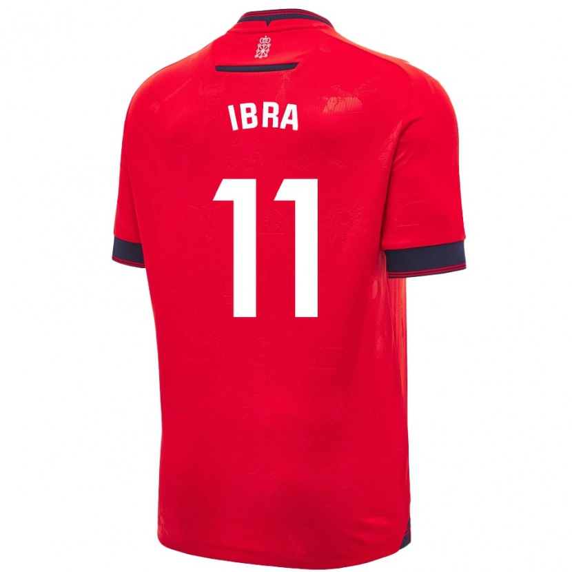 Danxen Uomo Maglia María González Pont #11 Rosso Bianco Kit Gara Home 2024/25 Maglietta