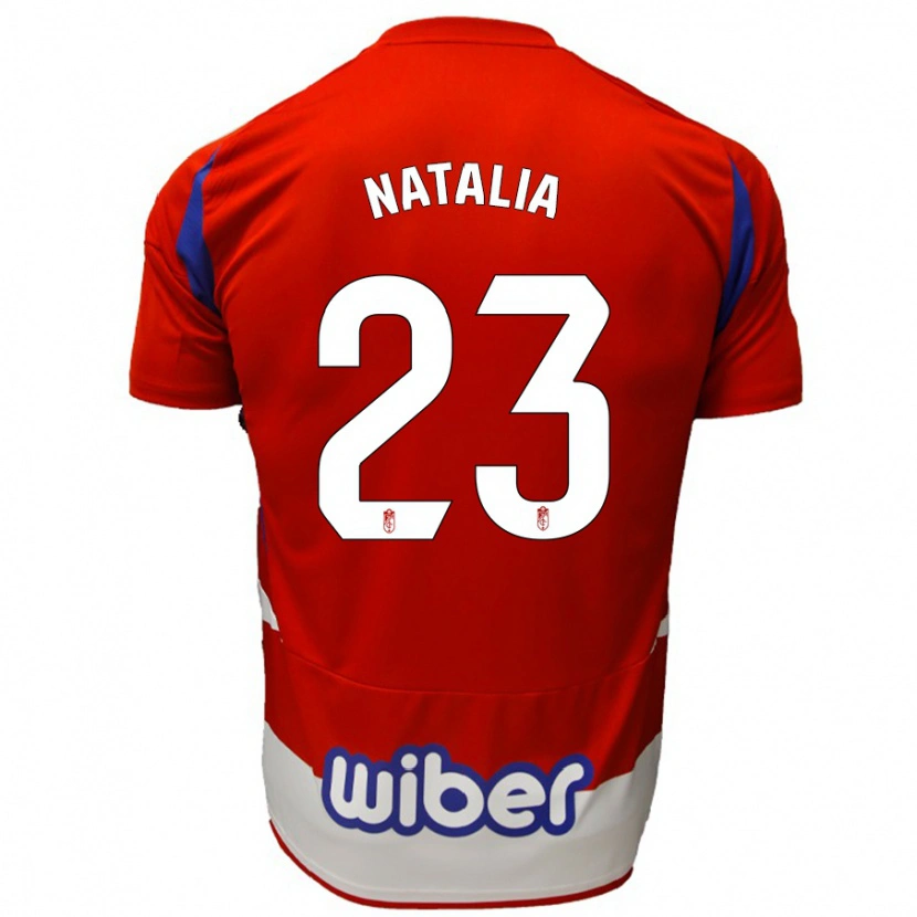 Danxen Uomo Maglia Natalia #23 Rosso Bianco Blu Kit Gara Home 2024/25 Maglietta