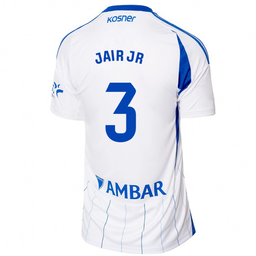 Danxen Uomo Maglia Jair Amador #3 Rosso Bianco Kit Gara Home 2024/25 Maglietta