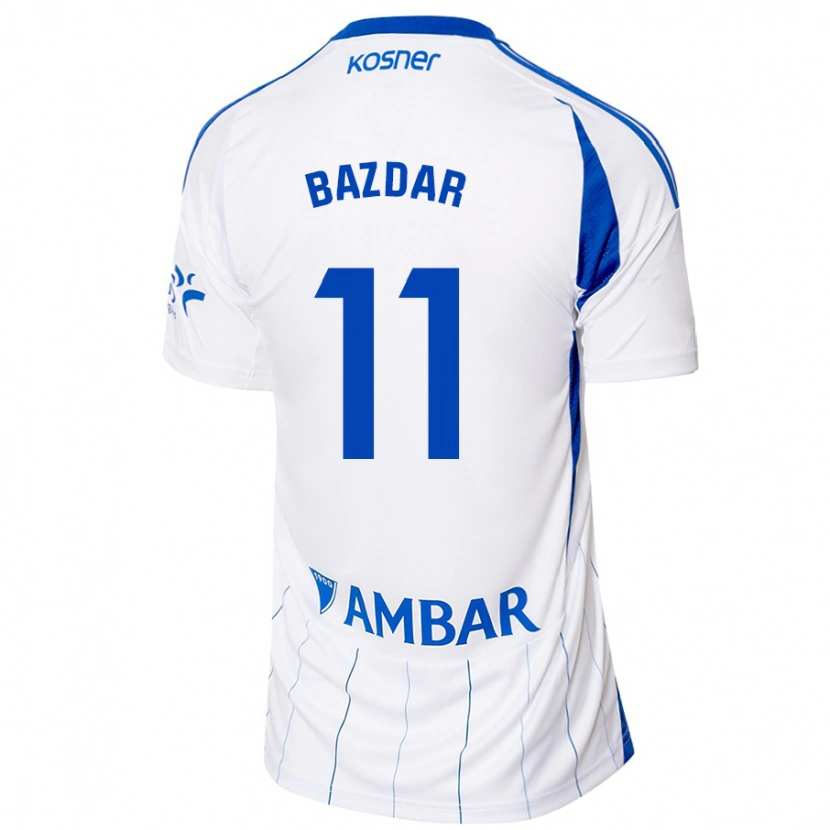 Danxen Uomo Maglia Samed Bazdar #11 Rosso Bianco Kit Gara Home 2024/25 Maglietta