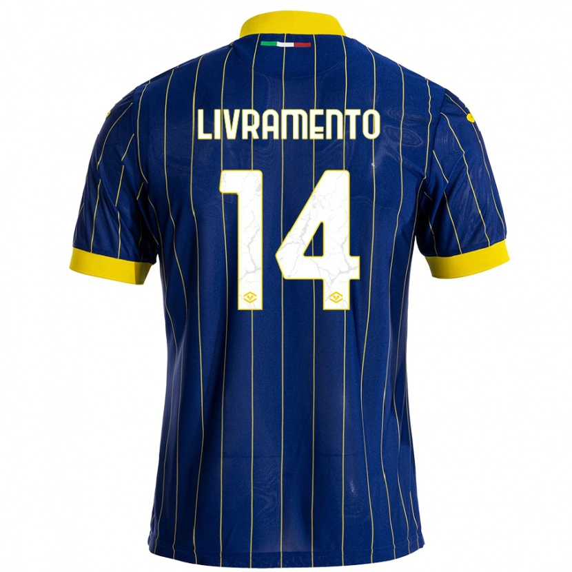 Danxen Uomo Maglia Dailon Rocha Livramento #14 Blu Giallo Kit Gara Home 2024/25 Maglietta