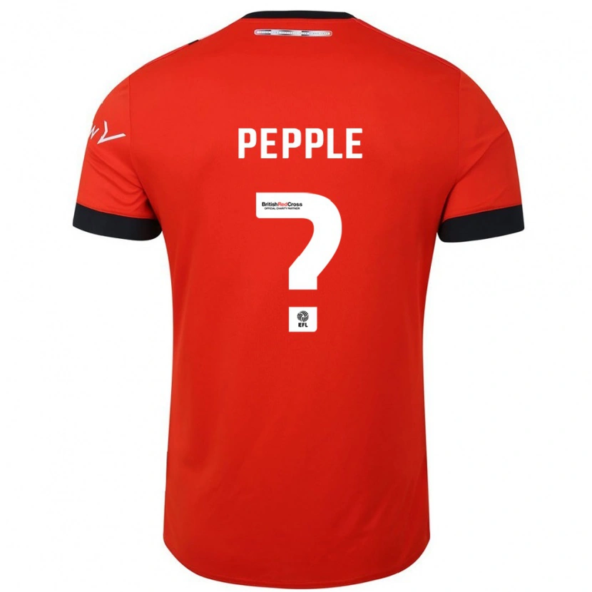 Danxen Uomo Maglia Aribim Pepple #0 Arancione Nero Kit Gara Home 2024/25 Maglietta