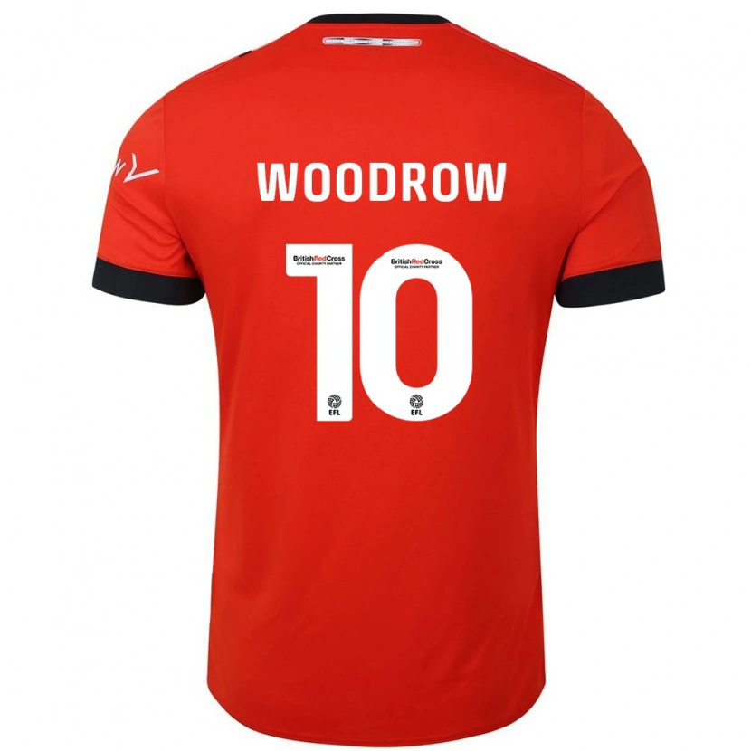 Danxen Uomo Maglia Cauley Woodrow #10 Arancione Nero Kit Gara Home 2024/25 Maglietta