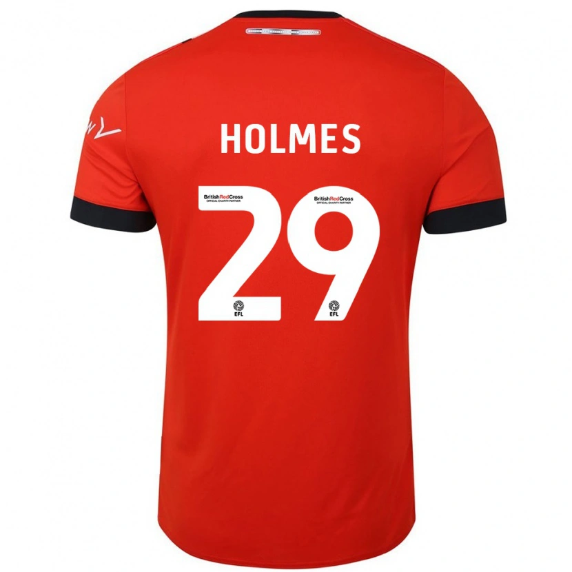 Danxen Uomo Maglia Tom Holmes #29 Arancione Nero Kit Gara Home 2024/25 Maglietta