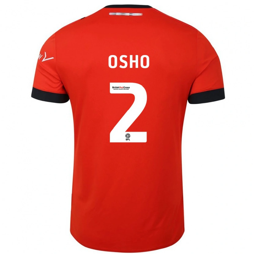 Danxen Uomo Maglia Gabriel Osho #2 Arancione Nero Kit Gara Home 2024/25 Maglietta