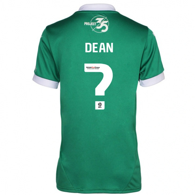 Danxen Uomo Maglia Oscar Dean #0 Verde Bianco Kit Gara Home 2024/25 Maglietta