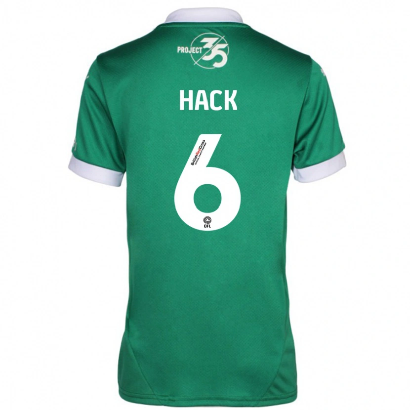Danxen Uomo Maglia Lucy Hack #6 Verde Bianco Kit Gara Home 2024/25 Maglietta