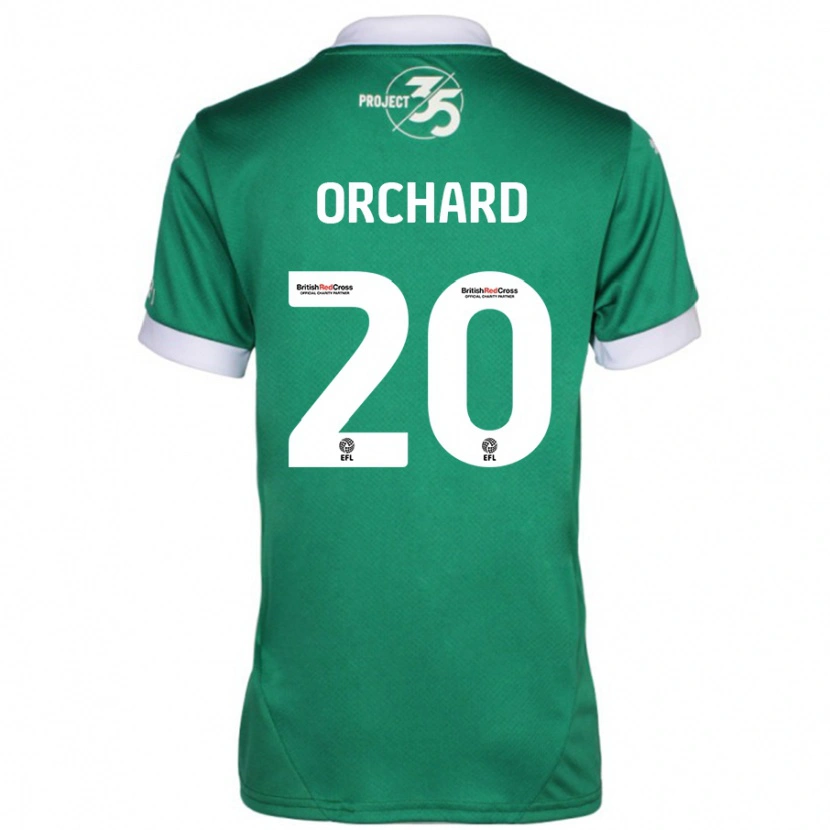 Danxen Uomo Maglia Fern Orchard #20 Verde Bianco Kit Gara Home 2024/25 Maglietta