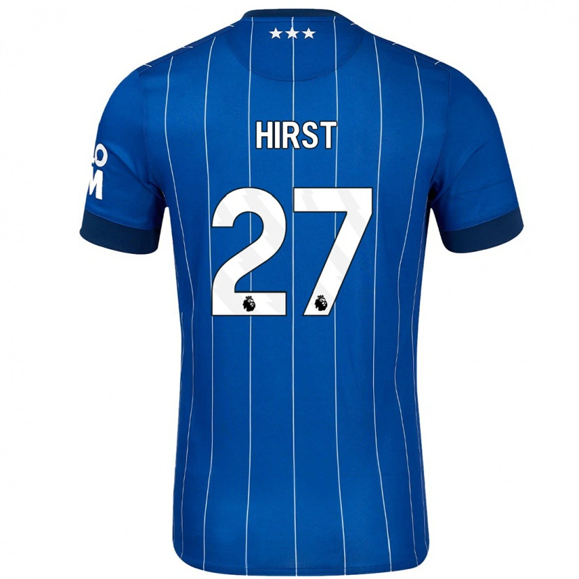 Danxen Uomo Maglia George Hirst #27 Blu Navy Kit Gara Home 2024/25 Maglietta