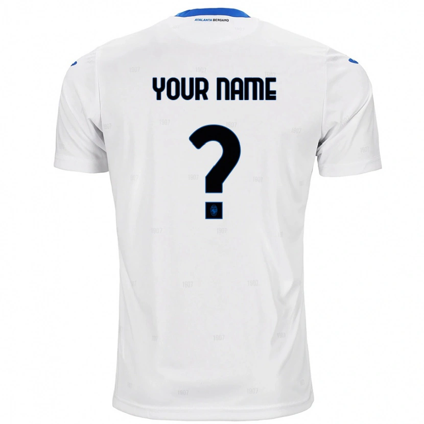 Danxen Uomo Maglia Il Tuo Nome #0 Bianco Kit Gara Away 2024/25 Maglietta