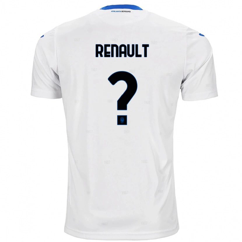 Danxen Uomo Maglia Guillaume Renault #0 Bianco Kit Gara Away 2024/25 Maglietta