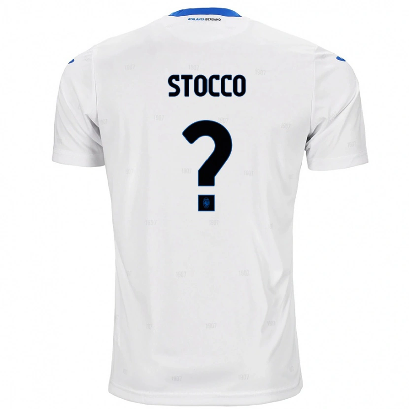Danxen Uomo Maglia Pietro Stocco #0 Bianco Kit Gara Away 2024/25 Maglietta