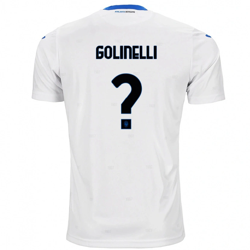 Danxen Uomo Maglia Martino Golinelli #0 Bianco Kit Gara Away 2024/25 Maglietta