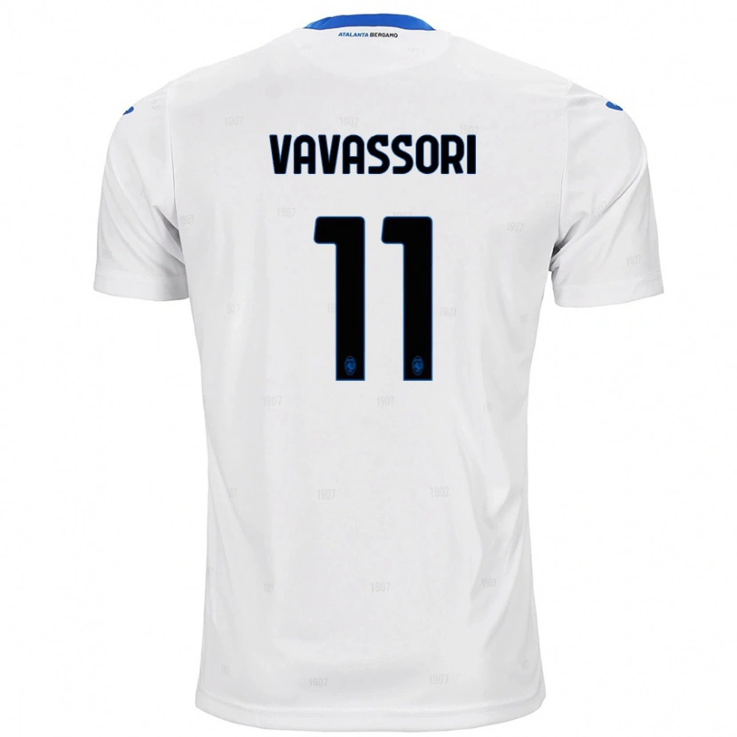 Danxen Uomo Maglia Dominic Vavassori #11 Bianco Kit Gara Away 2024/25 Maglietta