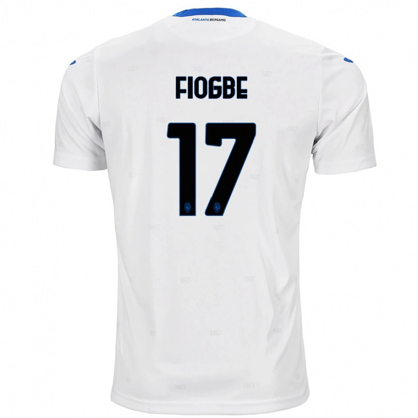 Danxen Uomo Maglia Candas Fiogbe #17 Bianco Kit Gara Away 2024/25 Maglietta