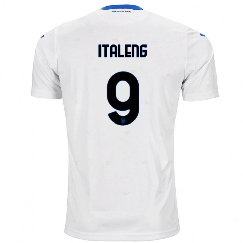 Danxen Uomo Maglia Jonathan Italeng #9 Bianco Kit Gara Away 2024/25 Maglietta