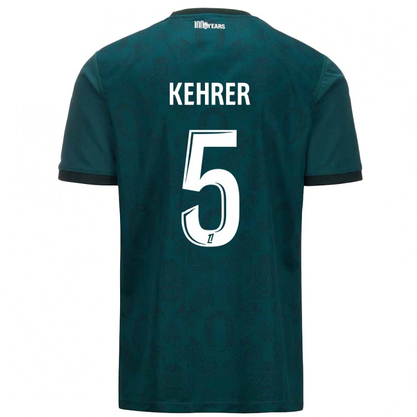 Danxen Uomo Maglia Thilo Kehrer #5 Verde Scuro Kit Gara Away 2024/25 Maglietta
