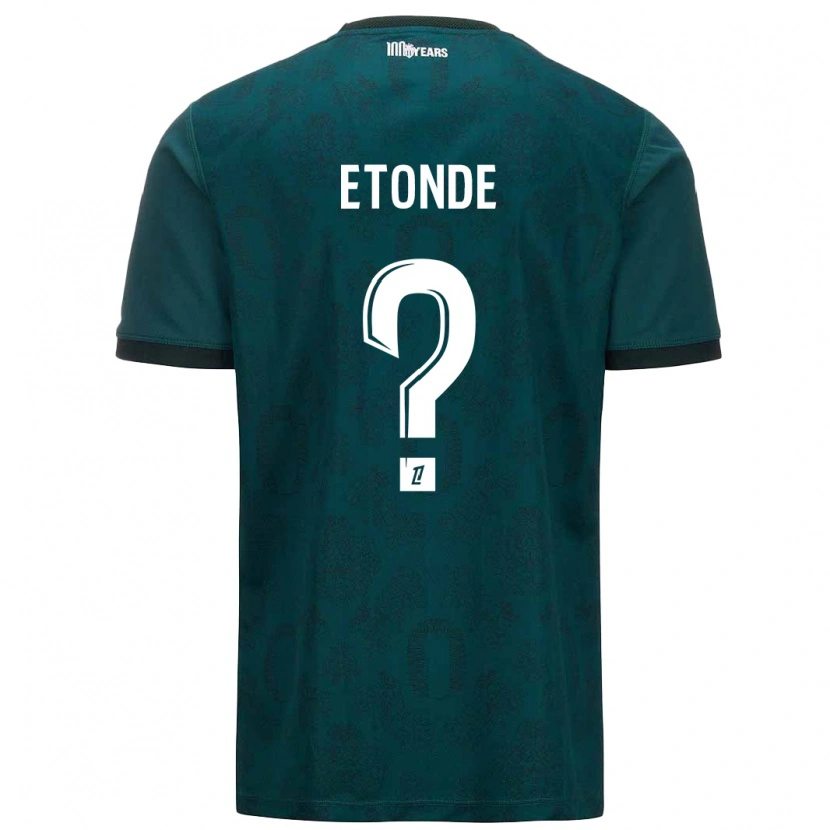 Danxen Uomo Maglia Romaric Etonde #0 Verde Scuro Kit Gara Away 2024/25 Maglietta