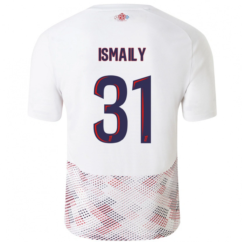 Danxen Uomo Maglia Ismaily #31 Bianco Blu Reale Kit Gara Away 2024/25 Maglietta