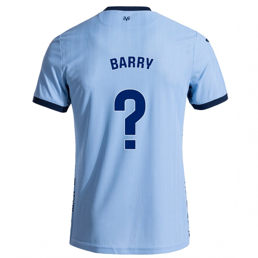 Danxen Uomo Maglia Mahamoud Barry #0 Azzurro Cielo Kit Gara Away 2024/25 Maglietta