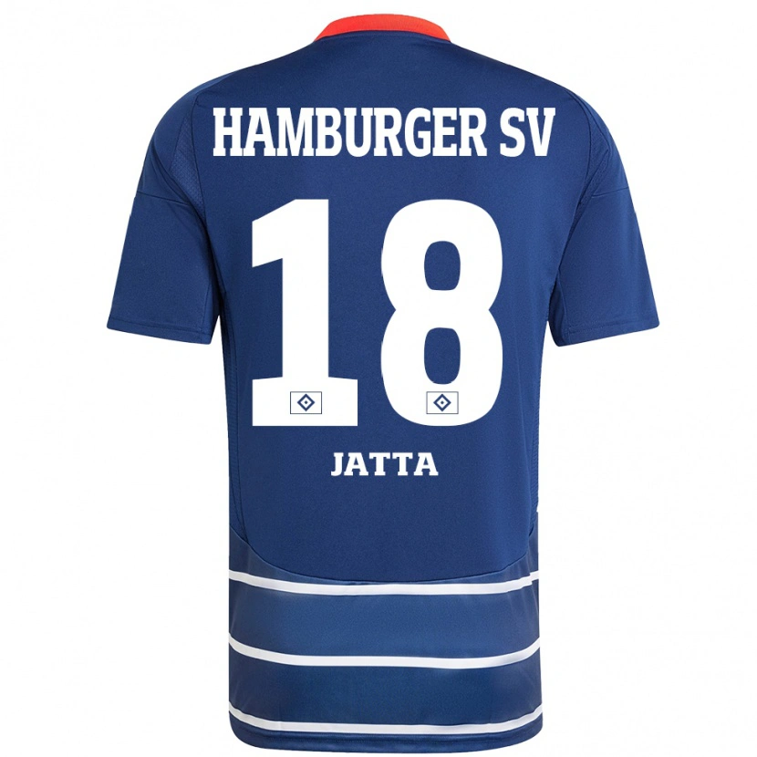 Danxen Uomo Maglia Bakery Jatta #18 Blu Scuro Kit Gara Away 2024/25 Maglietta