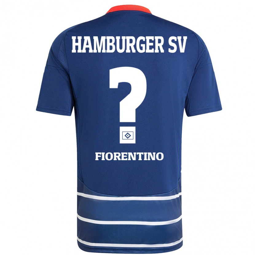 Danxen Uomo Maglia Gianluca Fiorentino #0 Blu Scuro Kit Gara Away 2024/25 Maglietta