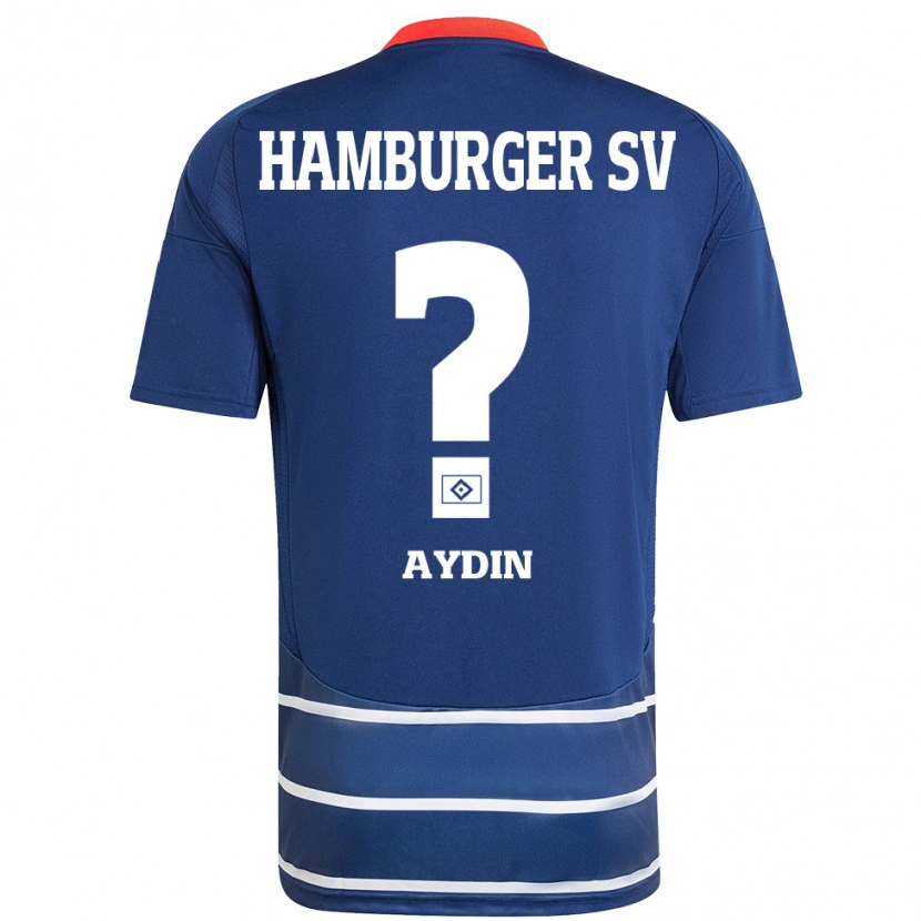 Danxen Uomo Maglia Emre Aydin #0 Blu Scuro Kit Gara Away 2024/25 Maglietta