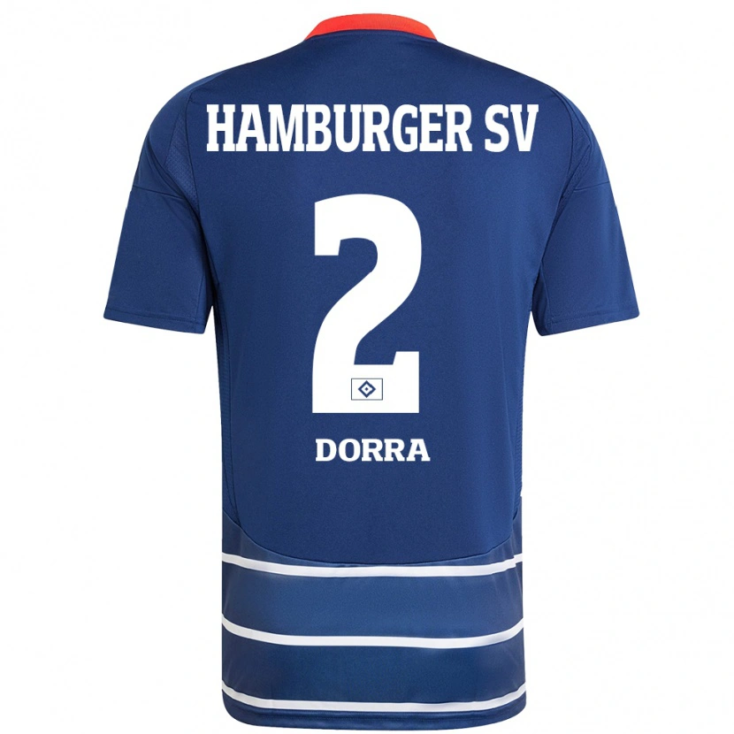 Danxen Uomo Maglia Raphael Dorra #2 Blu Scuro Kit Gara Away 2024/25 Maglietta