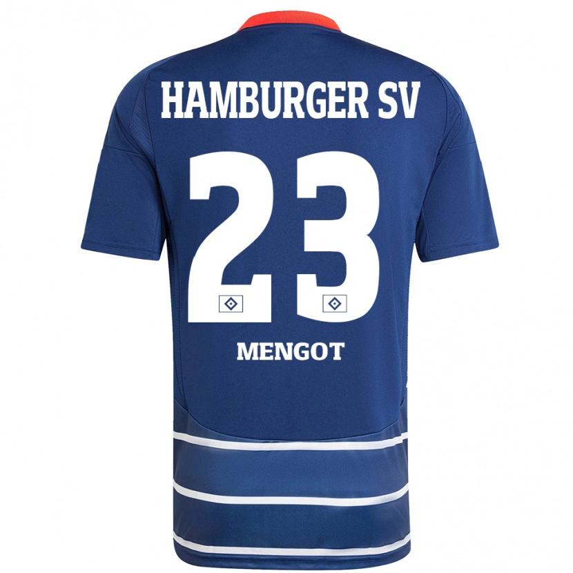 Danxen Uomo Maglia Ayukayoh Mengot #23 Blu Scuro Kit Gara Away 2024/25 Maglietta
